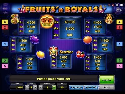 Игровой автомат Fruits and Royals (Фрукты и короли)  играть онлайн бесплатно